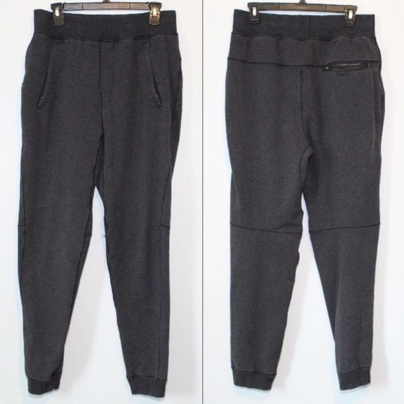 Lululemon Cross Cut Jogger Pants Sweatpants Charcoal Gray Men's Medium H14295 - Picture 12 of 12